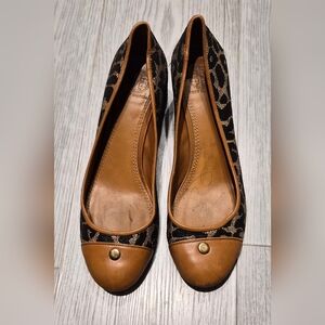 Tory Burch Brown and Black Logo-Print